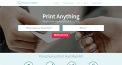 Desktop Screenshot of printchomp.com